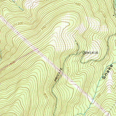 United States Geological Survey Linden, VA (1986, 24000-Scale) digital map