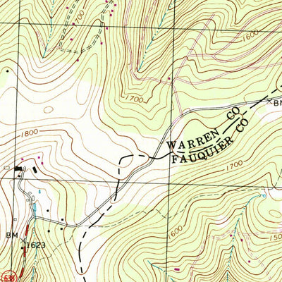 United States Geological Survey Linden, VA (1994, 24000-Scale) digital map