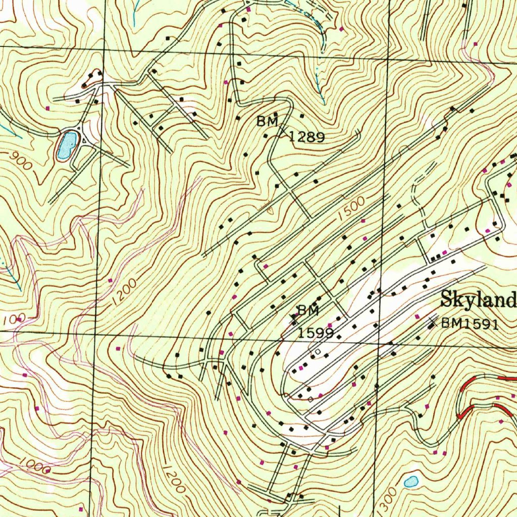 Linden, VA (1994, 24000-Scale) Map by United States Geological Survey ...