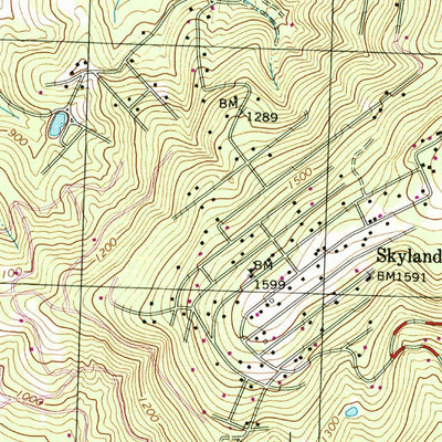 United States Geological Survey Linden, VA (1994, 24000-Scale) digital map