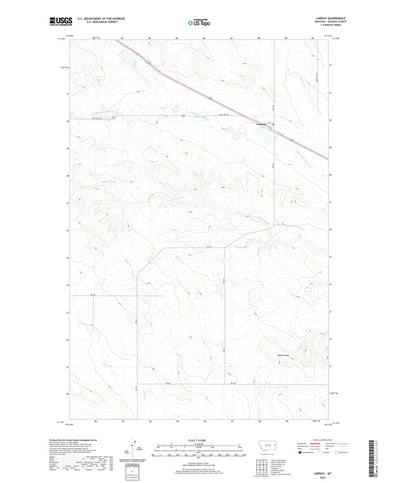 United States Geological Survey Lindsay, MT (2020, 24000-Scale) digital map
