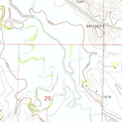 United States Geological Survey Lindsay, NE (1966, 24000-Scale) digital map