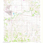 United States Geological Survey Lindsay, OK (1966, 24000-Scale) digital map