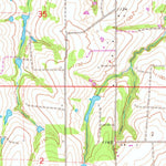 United States Geological Survey Lindsay, OK (1966, 24000-Scale) digital map