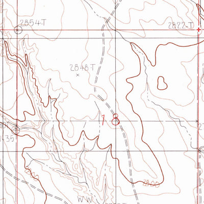 United States Geological Survey Lindsay SW, MT (1983, 24000-Scale) digital map