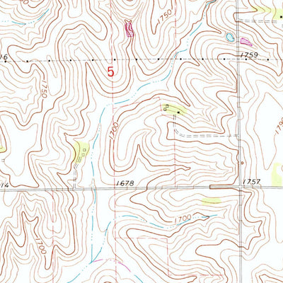United States Geological Survey Lindsay SW, NE (1966, 24000-Scale) digital map