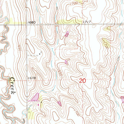 United States Geological Survey Lindsay SW, NE (1966, 24000-Scale) digital map