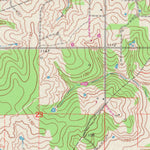 United States Geological Survey Lindsay SW, OK (1966, 24000-Scale) digital map