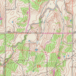 United States Geological Survey Lindsay SW, OK (1966, 24000-Scale) digital map