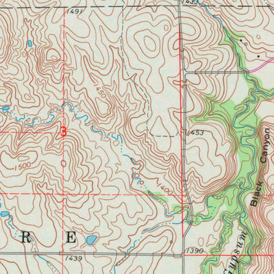 United States Geological Survey Lindsborg SE, KS (1965, 24000-Scale) digital map