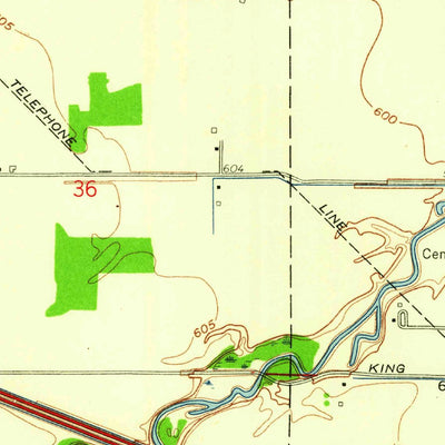 United States Geological Survey Lindsey, OH (1957, 24000-Scale) digital map