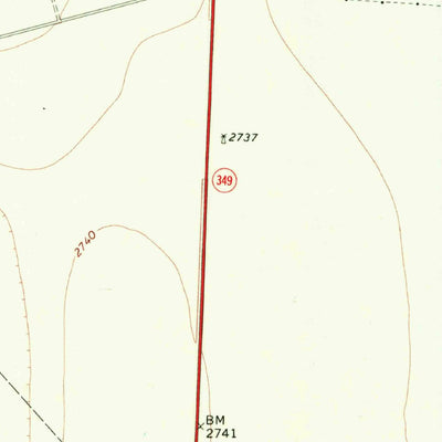 United States Geological Survey Lindsey Ranch, TX (1970, 24000-Scale) digital map