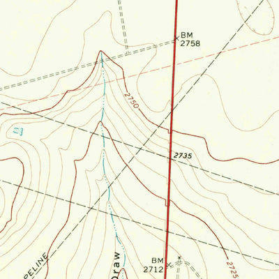 United States Geological Survey Lindsey Ranch, TX (1970, 24000-Scale) digital map