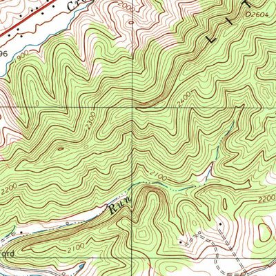 United States Geological Survey Lindside, WV-VA (1998, 24000-Scale) digital map