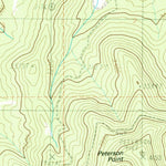 United States Geological Survey Lindstrom Peak, ID (1985, 24000-Scale) digital map