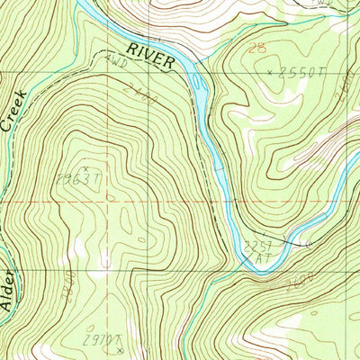 United States Geological Survey Lindstrom Peak, ID (1985, 24000-Scale) digital map