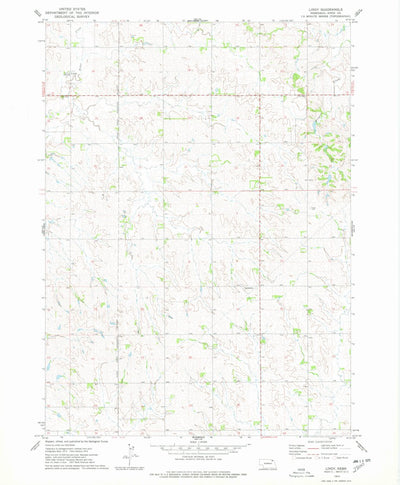 United States Geological Survey Lindy, NE (1974, 24000-Scale) digital map