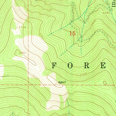 United States Geological Survey Line Point, ID-MT (1965, 24000-Scale) digital map