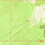 United States Geological Survey Line Point, ID-MT (1965, 24000-Scale) digital map