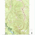 United States Geological Survey Line Point, ID-MT (1996, 24000-Scale) digital map