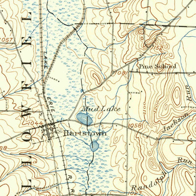 United States Geological Survey Linesville, PA (1906, 62500-Scale) digital map