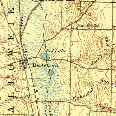 United States Geological Survey Linesville, PA (1908, 62500-Scale) digital map