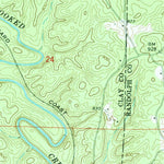 United States Geological Survey Lineville East, AL (1970, 24000-Scale) digital map