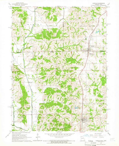 United States Geological Survey Lineville, IA-MO (1964, 24000-Scale) digital map