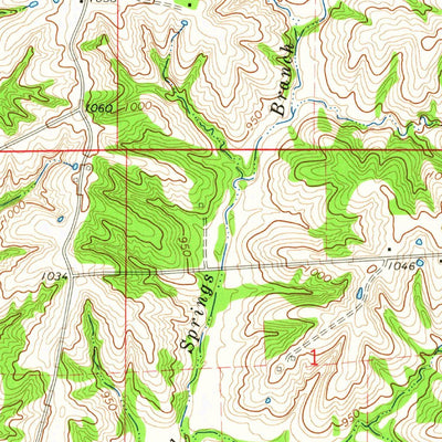 United States Geological Survey Lineville, IA-MO (1964, 24000-Scale) digital map