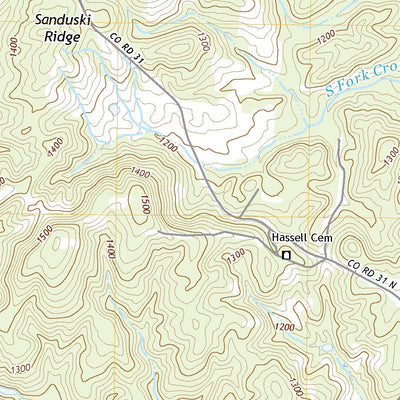 United States Geological Survey Lineville West, AL (2021, 24000-Scale) digital map