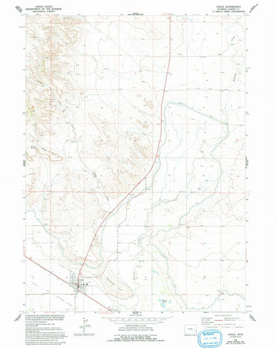 United States Geological Survey Lingle, WY (1963, 24000-Scale) digital map