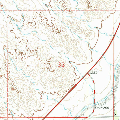 United States Geological Survey Lingle, WY (1963, 24000-Scale) digital map