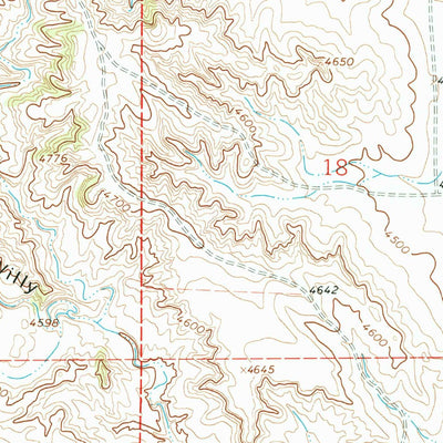 United States Geological Survey Lingle, WY (1963, 24000-Scale) digital map