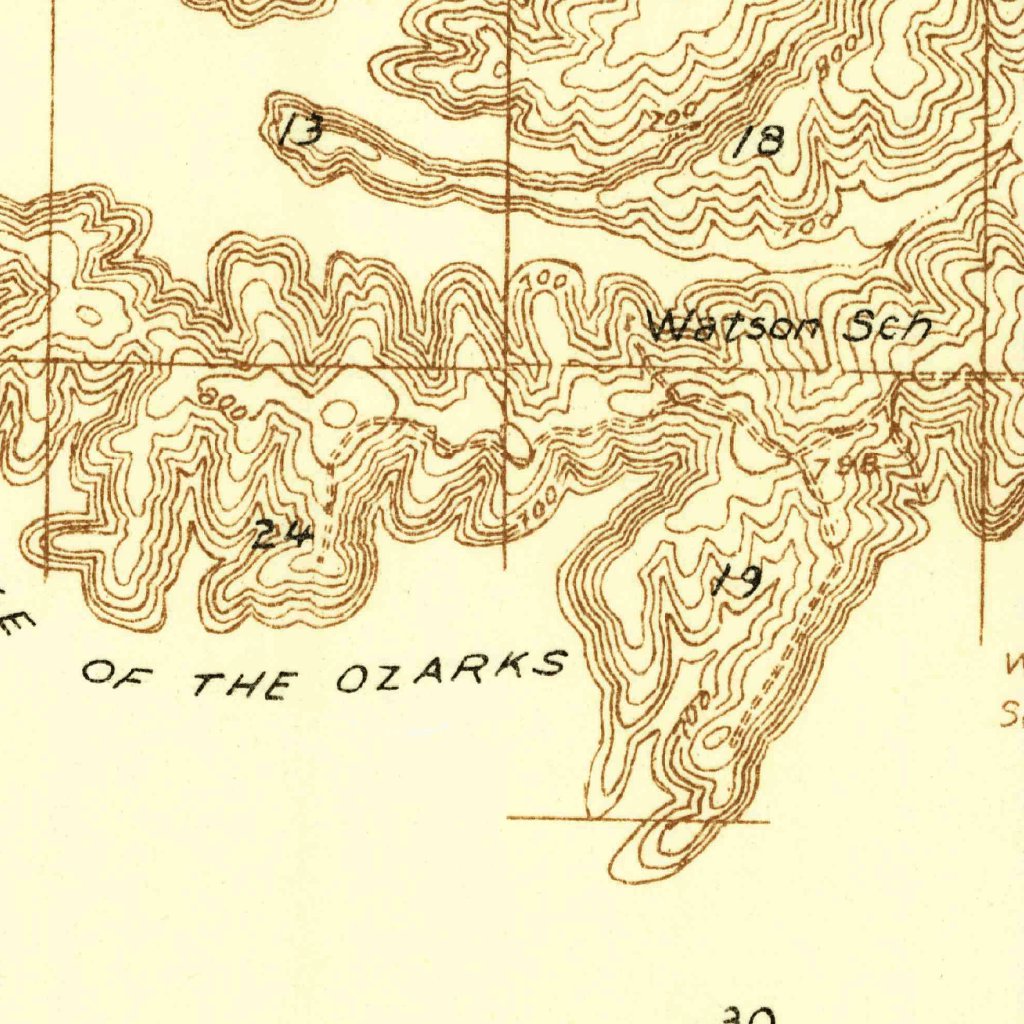 Linn Creek, MO (1932, 48000-Scale) Map by United States Geological ...