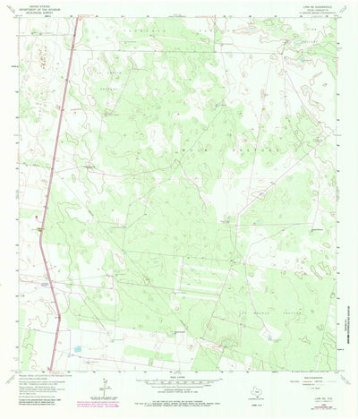 United States Geological Survey Linn NE, TX (1963, 24000-Scale) digital map