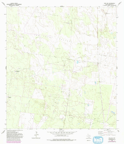 United States Geological Survey Linn NW, TX (1963, 24000-Scale) digital map