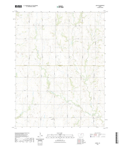 United States Geological Survey Linn SE, KS (2022, 24000-Scale) digital map