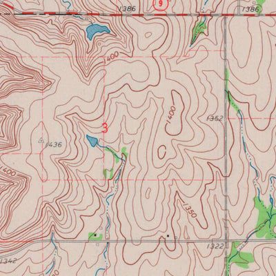 United States Geological Survey Linn SW, KS (1968, 24000-Scale) digital map