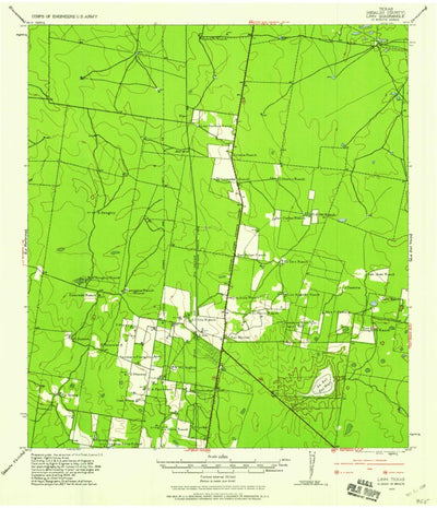 United States Geological Survey Linn, TX (1939, 62500-Scale) digital map