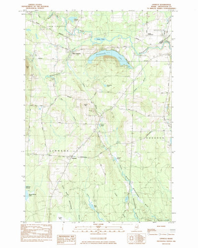 United States Geological Survey Linneus, ME (1984, 24000-Scale) digital map