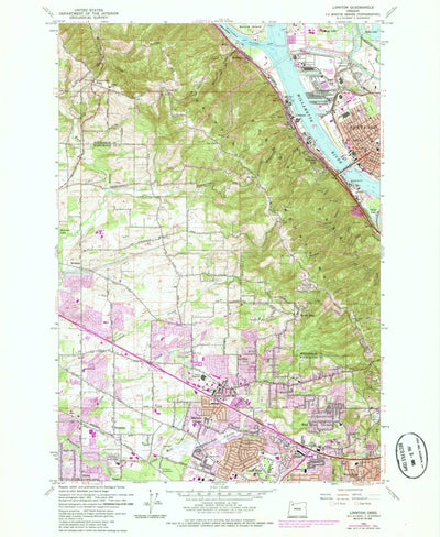 United States Geological Survey Linnton, OR (1961, 24000-Scale) digital map