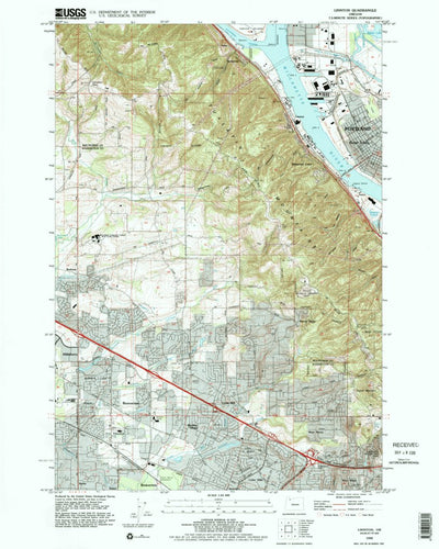 United States Geological Survey Linnton, OR (1990, 24000-Scale) digital map