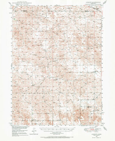 United States Geological Survey Linscott, NE (1948, 62500-Scale) digital map