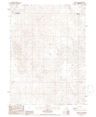 United States Geological Survey Linscott NW, NE (1986, 24000-Scale) digital map