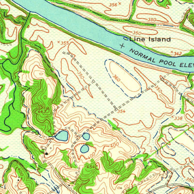 United States Geological Survey Linton, KY-TN (1957, 24000-Scale) digital map