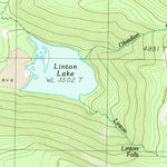 United States Geological Survey Linton Lake, OR (1988, 24000-Scale) digital map