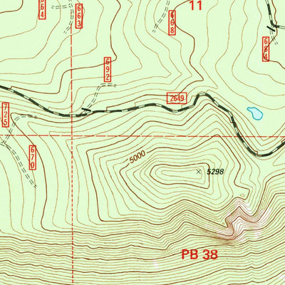 United States Geological Survey Linton Lake, OR (1997, 24000-Scale) digital map