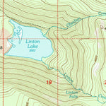United States Geological Survey Linton Lake, OR (1997, 24000-Scale) digital map