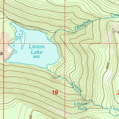 United States Geological Survey Linton Lake, OR (1997, 24000-Scale) digital map