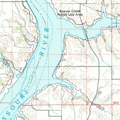 United States Geological Survey Linton, ND (1980, 100000-Scale) digital map